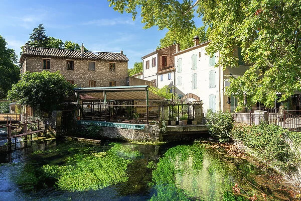 Sorge River, Fontaine-de-Vaucluse, Provence, France, Europe