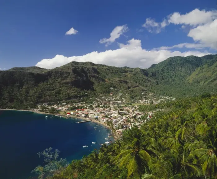Framed Print : Soufriere, St Lucia, Caribbean Framed Print : Soufriere, St Lucia, Caribbean