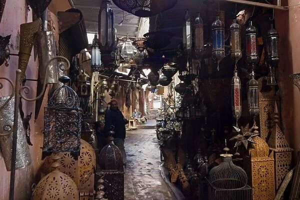 Souk, Marrakech (Marrakesh), Morocco, North Africa, Africa