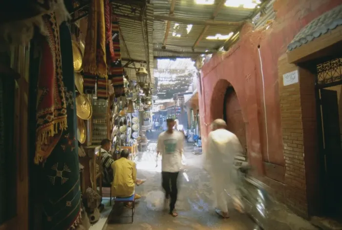 Framed Print : The souk in the medina Framed Print : The souk in the medina
