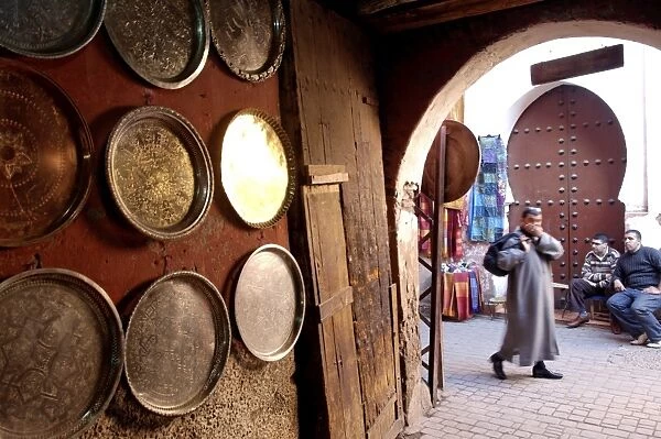 The souks in the Medina, Marrakesh, Morocco, North Africa, Africa