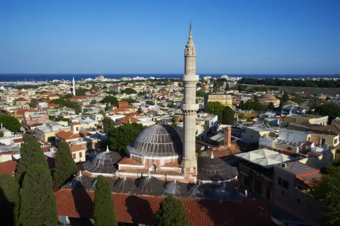 Framed Print : Souleiman Mosque, UNESCO World Heritage Site, Rhodes City, Rhodes, Dodecanese, Greek Islands, Greece, Europe Framed Print : Souleiman Mosque, UNESCO World Heritage Site, Rhodes City, Rhodes, Dodecanese, Greek Islands, Greece, Europe