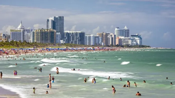 Framed Print : South Beach, Miami Beach, Gold Coast, Miami, Florida, United States of America, North Framed Print : South Beach, Miami Beach, Gold Coast, Miami, Florida, United States of America, North