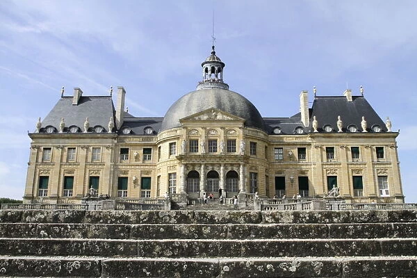 South facade, Vaux-le-Vicomte chateau, Seine et Marne, France, Europe