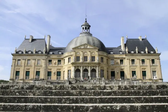 Framed Print : South facade, Vaux-le-Vicomte chateau, Seine et Marne, France, Europe