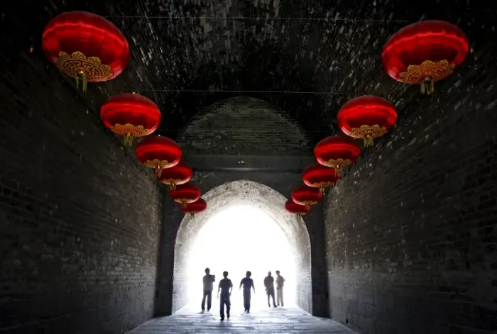Framed Print : South Gate of the ancient city walls, Xi an, China, Asia Framed Print : South Gate of the ancient city walls, Xi an, China, Asia