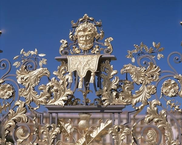 Detail of the South Gate, Hampton Court, Greater London, England, United Kingdom, Europe
