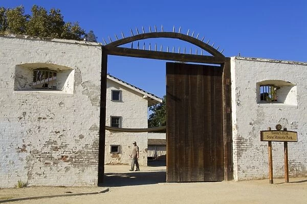 South Gate at Sutters Fort State Historic Park, Sacramento, California