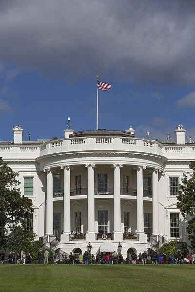 South Portico, White House, Washington D. C. USA