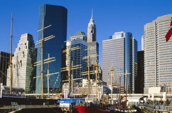 Framed Print : South Street Seaport Framed Print : South Street Seaport