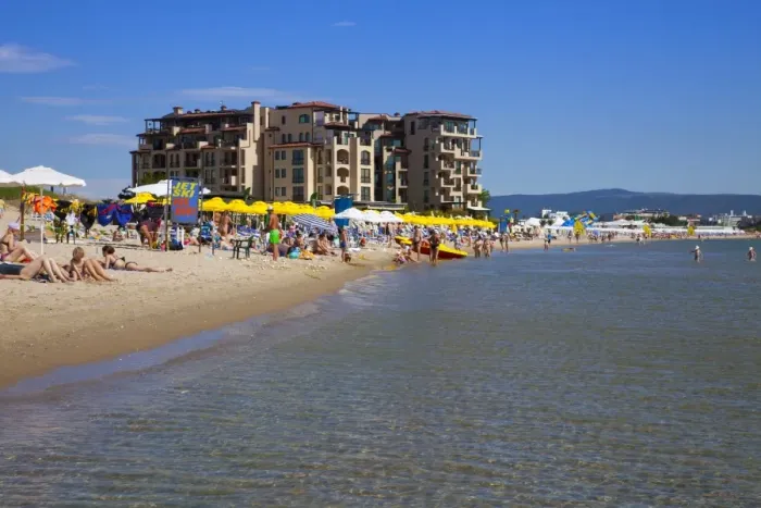 Framed Print : South Sunny Beach, Beachside Resorts, Black Sea coast, Bulgaria, Europe Framed Print : South Sunny Beach, Beachside Resorts, Black Sea coast, Bulgaria, Europe