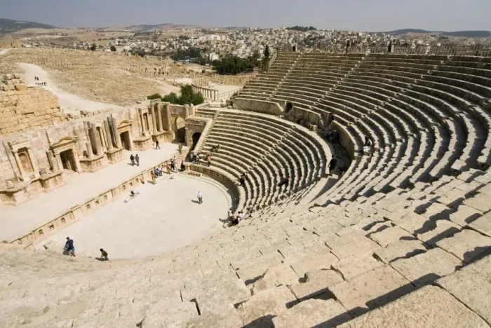 Framed Print : South Theatre, Jerash (Gerasa) a Roman Decapolis city, Jordan, Middle East Framed Print : South Theatre, Jerash (Gerasa) a Roman Decapolis city, Jordan, Middle East