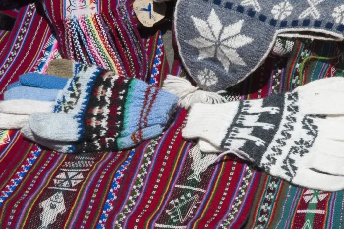 Framed Print : Souvenirs on Taquile Island, Lake Titicaca, Peru, South America Framed Print : Souvenirs on Taquile Island, Lake Titicaca, Peru, South America