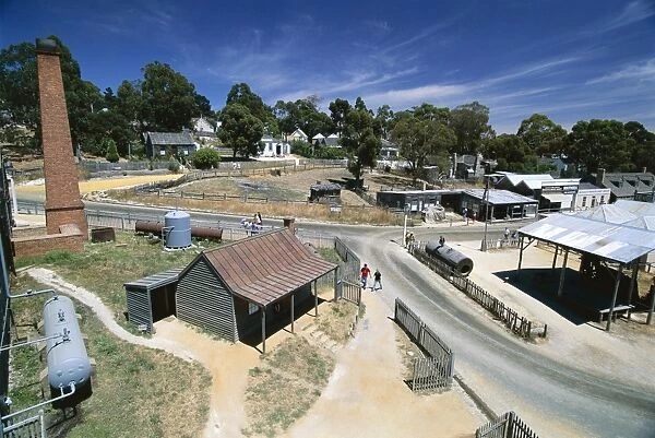 Sovereign Hill, re-creation of an 1860s gold-mining township near Ballarat