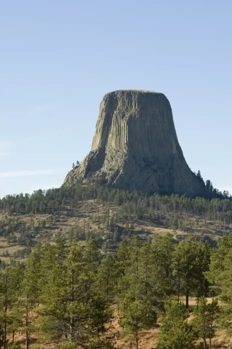 Framed Print : SP021927. Devils Tower National Monument, Wyoming, United States of America, North America Framed Print : SP021927. Devils Tower National Monument, Wyoming, United States of America, North America