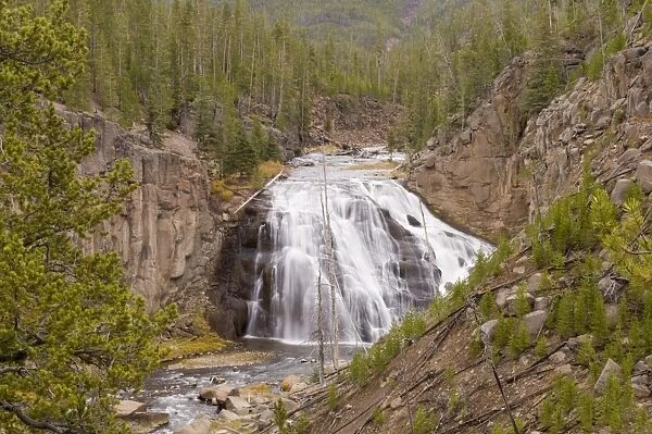 SP022272. Gibbon Falls, Yellowstone National Park