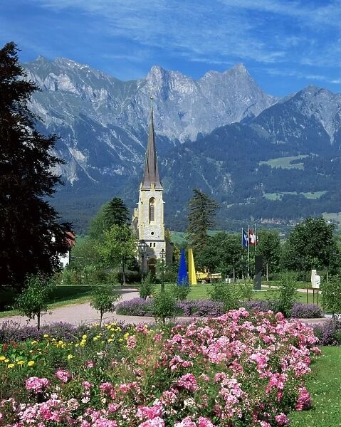 The spa town of Bad Ragaz