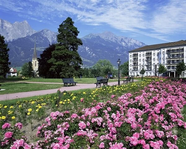 The spa town of Bad Ragaz