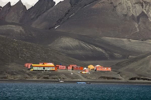 Spanish base, Deception Island, South Shetland Islands, Antarctica, Polar Regions