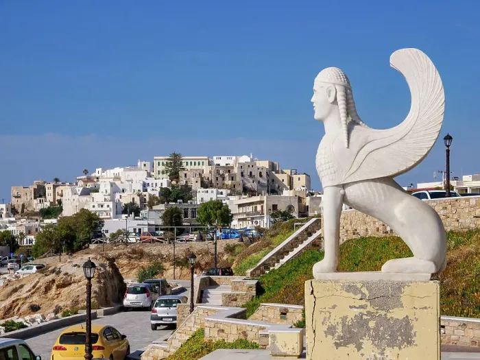 Framed Print : Sphinx of the Naxians at Chora, Naxos City, Naxos Island, Cyclades, Greek Islands, Greece, Europe Framed Print : Sphinx of the Naxians at Chora, Naxos City, Naxos Island, Cyclades, Greek Islands, Greece, Europe