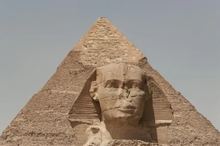 Framed Print : The Sphinx and the Pyramid of Khafre in Giza, UNESCO World Heritage Site, near Cairo, Egypt, North Africa, Africa Framed Print : The Sphinx and the Pyramid of Khafre in Giza, UNESCO World Heritage Site, near Cairo, Egypt, North Africa, Africa