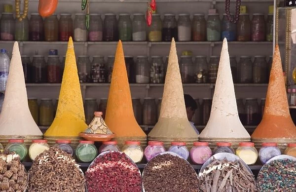Spice stall in the souk