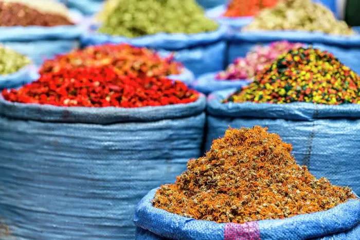 Framed Print : Spices and herbs for sale in Marrakech souk, Morocco, North Africa, Africa Framed Print : Spices and herbs for sale in Marrakech souk, Morocco, North Africa, Africa