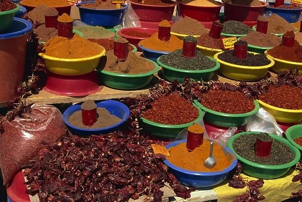 Spices on sale in market