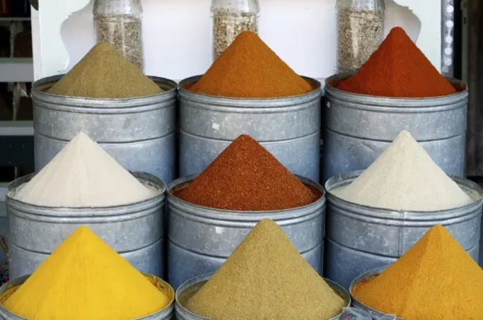 Framed Print : Spices for sale, Marrakesh, Morocco, North Africa, Africa Framed Print : Spices for sale, Marrakesh, Morocco, North Africa, Africa