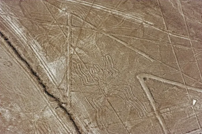 Framed Print : Spider, Lines and Geoglyphs of Nasca, UNESCO World Heritage Site, Peru, South America Framed Print : Spider, Lines and Geoglyphs of Nasca, UNESCO World Heritage Site, Peru, South America