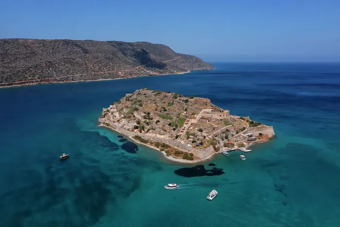 Framed Print : Spinalonga Island, Elounda, Mirabello Gulf, Lasithi, Crete, Greek Islands, Greece, Europe Framed Print : Spinalonga Island, Elounda, Mirabello Gulf, Lasithi, Crete, Greek Islands, Greece, Europe