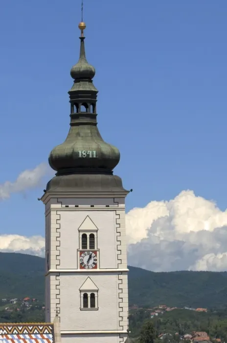 Framed Print : Spire of The Church of St. Mark, Gorni Grad (Upper Town), Zagreb, Croatia, Europe Framed Print : Spire of The Church of St. Mark, Gorni Grad (Upper Town), Zagreb, Croatia, Europe