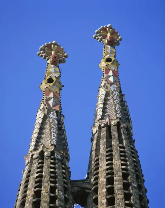Framed Print : Spires of the Sagrada Familia, the Gaudi cathedral, in Barcelona, Cataluna, Spain, Europe Framed Print : Spires of the Sagrada Familia, the Gaudi cathedral, in Barcelona, Cataluna, Spain, Europe