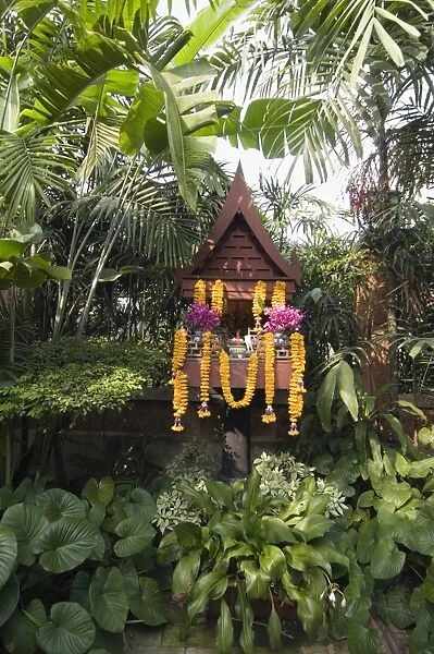 Spirit House at Jim Thompsons house, Bangkok, Thailand, Southeast Asia, Asia
