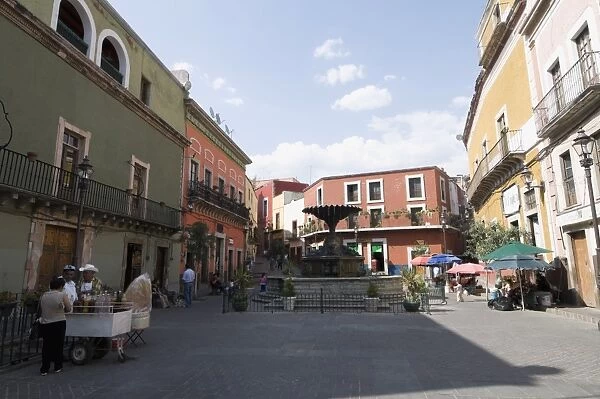 Square in Guanajuato, a UNESCO World Heritage Site, Guanajuato State, Mexico