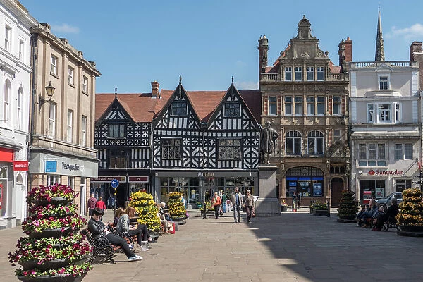 The Square, Shrewsbury, Shropshire, England, United Kingdom, Europe
