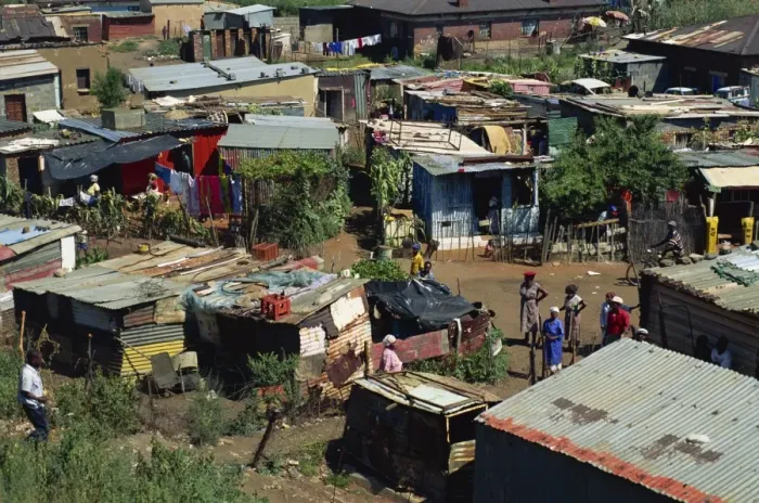 Framed Print : Squatter camp near Soweto Framed Print : Squatter camp near Soweto