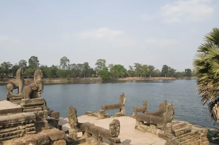 Framed Print : Srah Srang, a man-made lake, Angkor Thom, Angkor, UNESCO World Heritage Site Framed Print : Srah Srang, a man-made lake, Angkor Thom, Angkor, UNESCO World Heritage Site