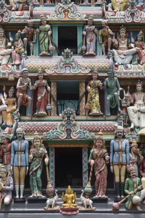 Framed Print : Sri Mariamman Hindu Temple in Chinatown