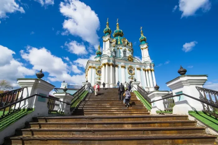 Framed Print : St. Andrews church in Kiev, Ukraine, Europe Framed Print : St. Andrews church in Kiev, Ukraine, Europe