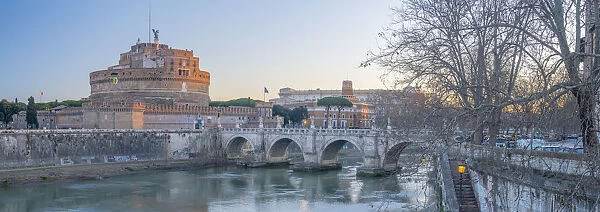 St. Angelo Bridge (Ponte Sant Angelo) and Castel Sant Angelo