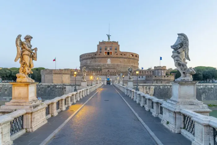 Framed Print : St. Angelo Bridge (Ponte Sant Angelo) and Castel Sant Angelo Framed Print : St. Angelo Bridge (Ponte Sant Angelo) and Castel Sant Angelo
