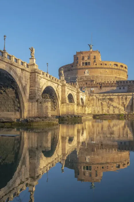Framed Print : St. Angelo Bridge (Ponte Sant Angelo) and Castel Sant Angelo Framed Print : St. Angelo Bridge (Ponte Sant Angelo) and Castel Sant Angelo