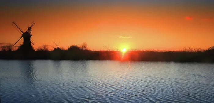 Framed Print : St. Benet's Mill, sunset, Norfolk Broads, Norfolk Framed Print : St. Benet's Mill, sunset, Norfolk Broads, Norfolk