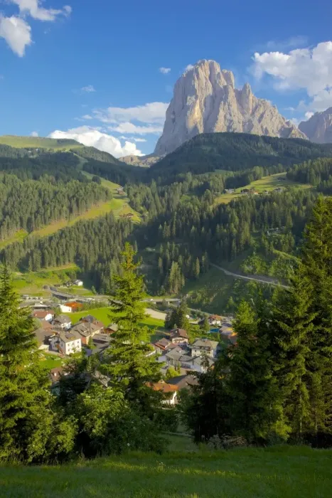 Framed Print : St. Cristina overlooked by Sassolungo Mountain, Gardena Valley, Bolzano Province, Trentino-Alto Adige / South Tyrol, Italian Dolomites, Italy, Europe Framed Print : St. Cristina overlooked by Sassolungo Mountain, Gardena Valley, Bolzano Province, Trentino-Alto Adige / South Tyrol, Italian Dolomites, Italy, Europe