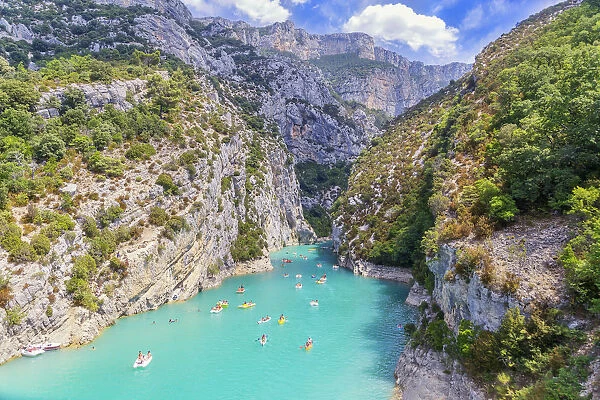 St. Croix Lake, Gorges du Verdon, Provence-Alpes-Cote d Azur, Provence, France
