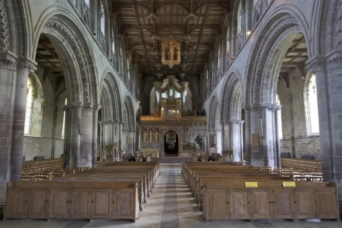 Framed Print : St. Davids Cathedral nave, Pembrokeshire National Park, Wales, United Kingdom, Europe Framed Print : St. Davids Cathedral nave, Pembrokeshire National Park, Wales, United Kingdom, Europe