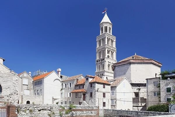St. Dominus (Sveti Duje) Cathedral, Diocletians Palace, UNESCO World Heritage Site, Split, Dalmatia, Croatia, Europe