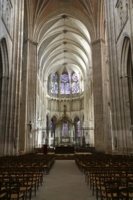 Framed Print : St. Etienne Cathedral nave, Auxerre, Yonne, Burgundy, France, Europe Framed Print : St. Etienne Cathedral nave, Auxerre, Yonne, Burgundy, France, Europe
