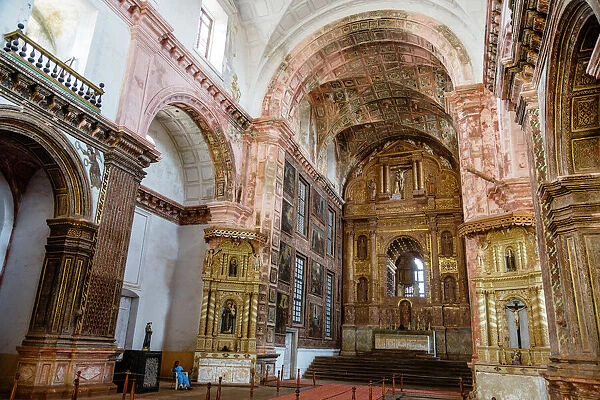 St. Francis of Assisi church, UNESCO World Heritage Site, Old Goa, Goa, India, Asia